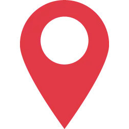 Service area location pin